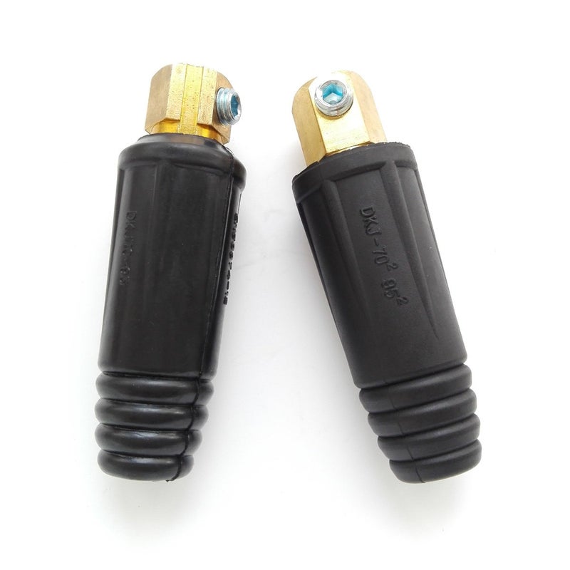 BWP B.W.P 400Amp-500Amp 70-95 Welding Cable Connector Male Plug and Female Socket Quick Fitting Euro Style - Image 2